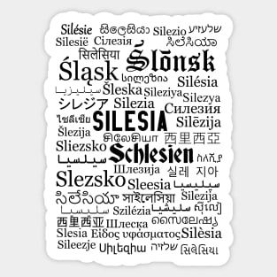 Silesia Multilanguage Sticker